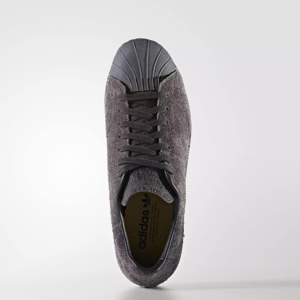 Adidas Superstar 80s Clean Tenis Negros Para Hombre (MX-30457)